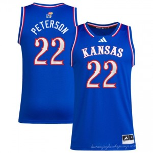 Darryn Peterson University of Kansas Men's #22 College Basketball Limited Jerseys - Royal
