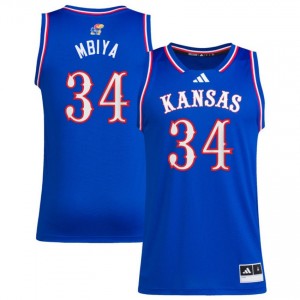 Paul Mbiya University of Kansas #34 College Basketball 2025-26 Mens Jerseys - Royal