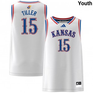 Bryson Tiller University of Kansas #15 Youth College Basketball Alumni Jerseys - White