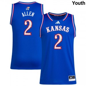 Corbin Allen Kansas Youth College Basketball #2 Player Jersey - Royal