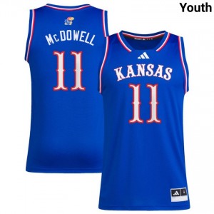 Jamari McDowell Kansas College Basketball #11 Youth High School Jersey - Royal